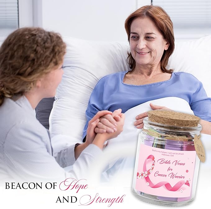 Bible Jar For Cancer Warrior, Cancer Care Gifts For Women, Cancer Gifts For Women, Breast Cancer Gifts, Cancer Comfort Gifts