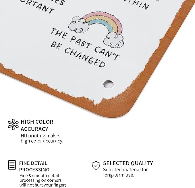 Things To Remember Metal Sign Poster 12x8 Inch Wall Decor Minimalist Boho Affirmations Therapy Office School Counselor Counseling Center Mental Health CBT DBT Anxiety Relief Gifts