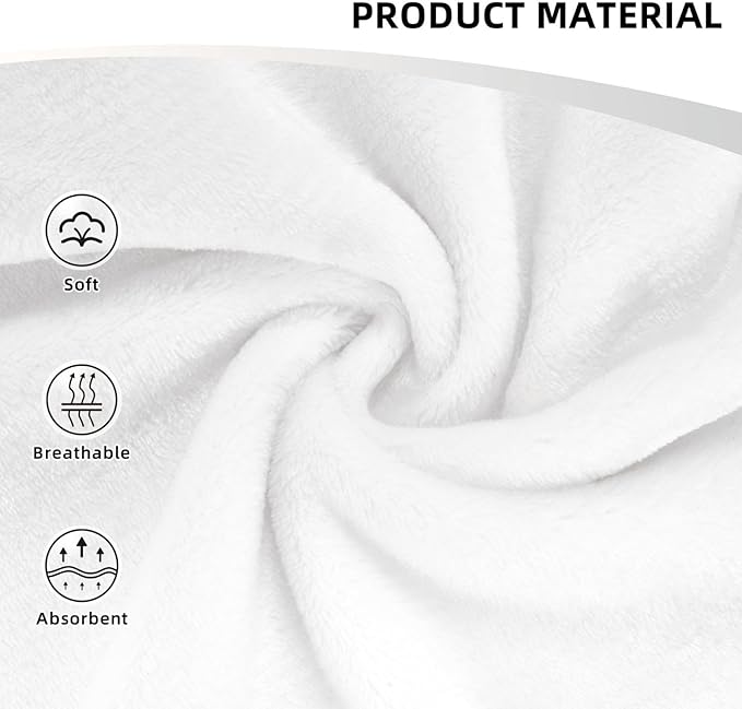 Flannel Throw Blanket 50'' x 60'' Soft Cozy for Couch Bed Sofa, Living Room Bedroom Dorm Essentials, Lightweight Layer, Useful Gift for Adults Teens