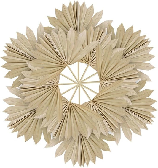 10 Pcs Dried Palm Leaves Small Boho Palm Leaves Decor Natural Dried Palm Fans Boho Flowers Arrangements for Wedding Table Home Bouquets Leaf Boho Party Decorations